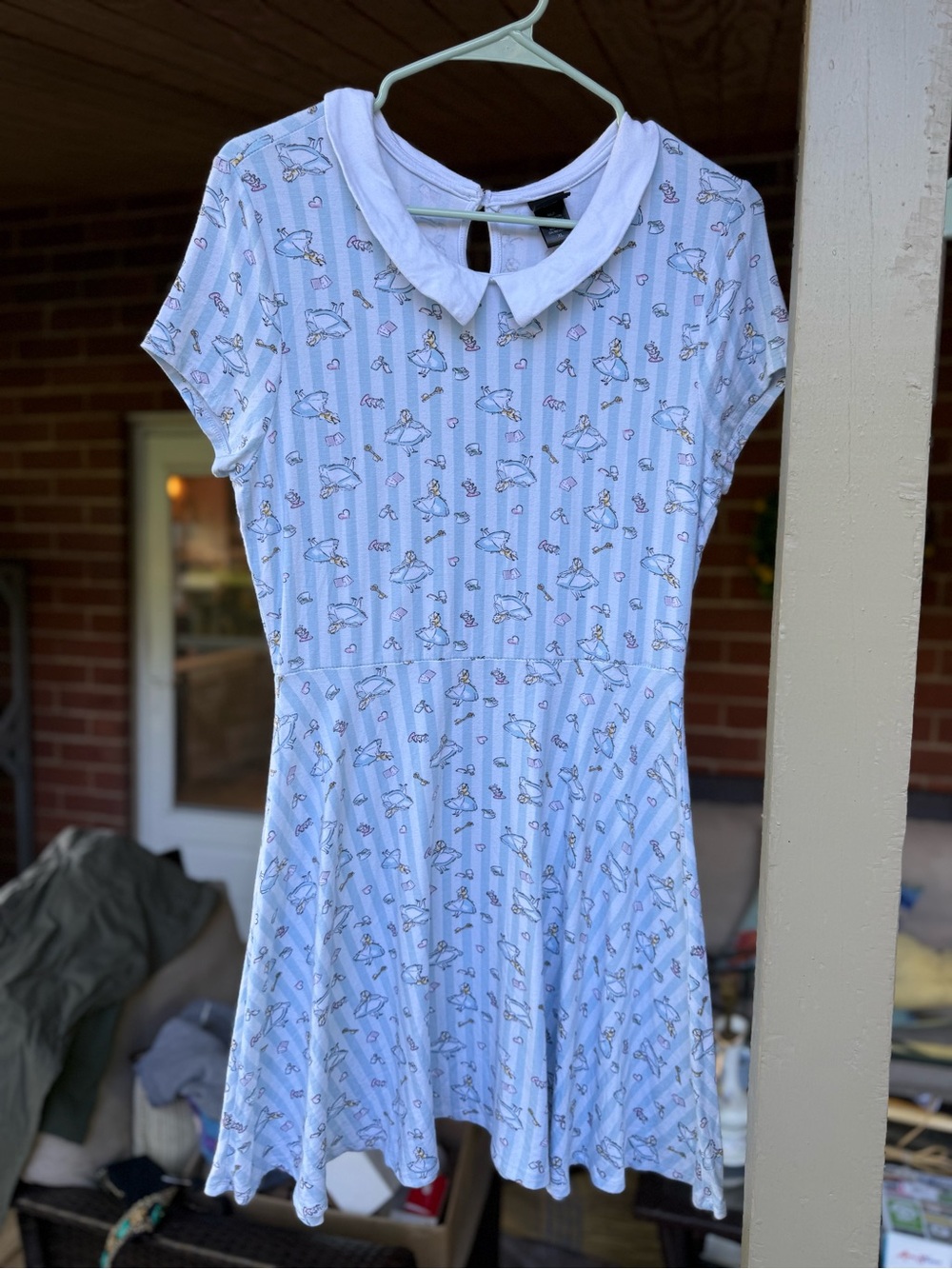 Hot topics Alice in wonderland xl Peter Pan collar dress